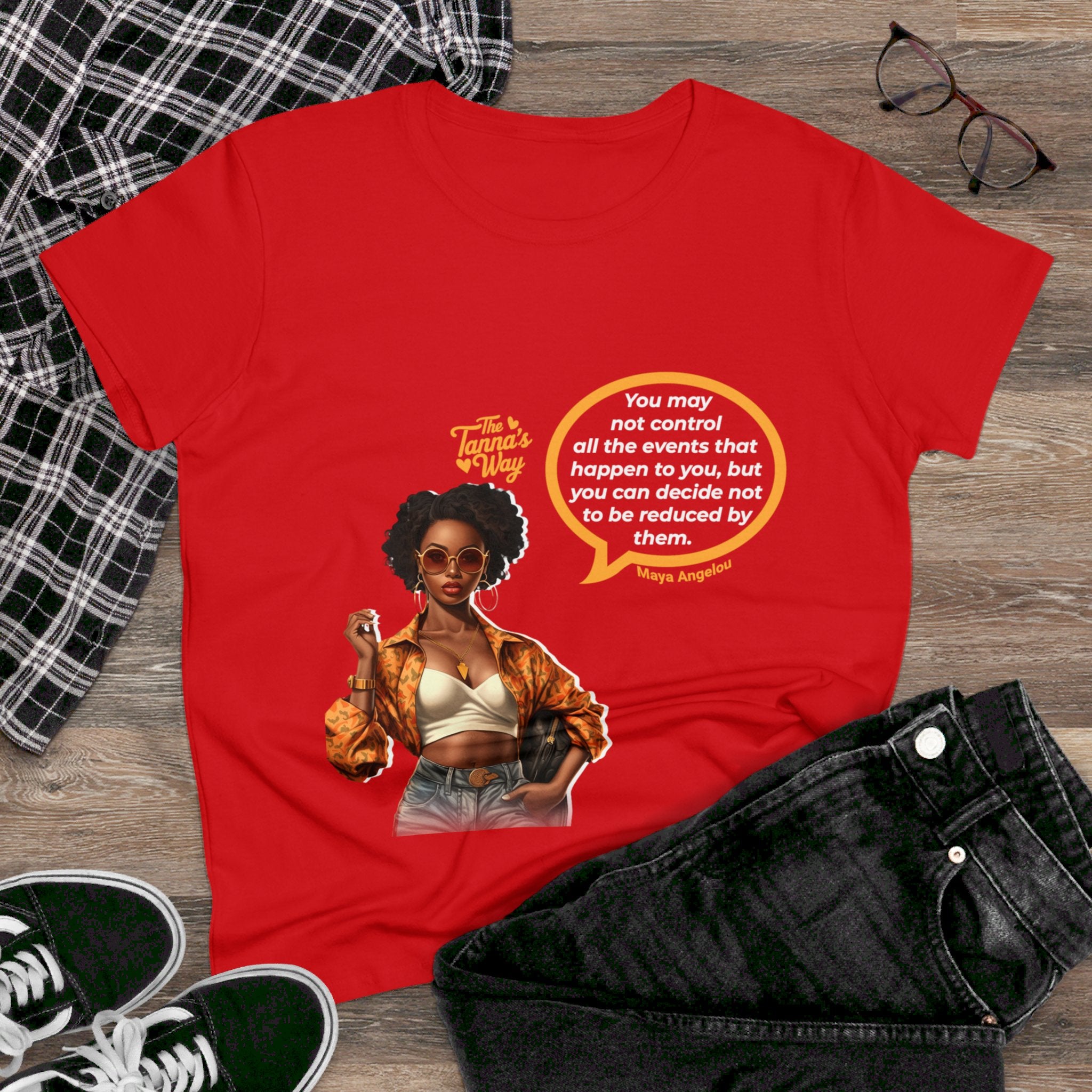 Maya Angelou | Women's Midweight Cotton Tee